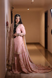 Farshi Trail Gharara in Upada Silk Dabka Work Set