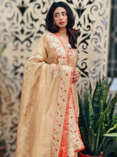 Pink Embroidered Sharara Set