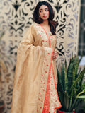 Pink Embroidered Sharara Set