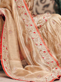 Pink Embroidered Sharara Set