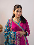 Magenta Georgette Gown with Handworked Pure Chiffon Dupatta – Festive Wear for Women