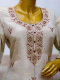 Lakhnawi Gharara in Satin Tissue with Dabka Work Set