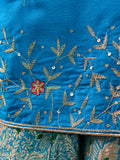 Lakhnavi Gharara Set in Pure Silk with Chiffon Dupatta