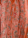 Lakhnavi Gharara in Art Silk with Dabka Zardozi Work