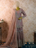 Lakhnavi Gharara – Crush Tissue Designer Wedding Set