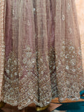 Lakhnavi Gharara – Crush Tissue Designer Wedding Set