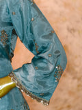 Designer Sharara Set – Tissue Silk with Zari & Pearl Work