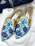 Buy Jutti – Handcrafted Floral Embroidered Jutti for Women | Elegant Ethnic Footwear