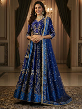 Chatapati Lehenga in Tafta Silk with Handcrafted Dabka Zardozi Work