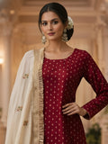 Lakhnawi Gharara – Pure Silk & Dola Silk Designer Set