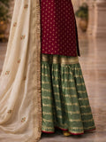 Lakhnawi Gharara – Pure Silk & Dola Silk Designer Set