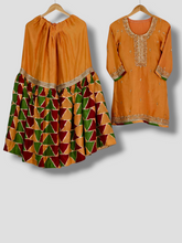 Chatapati Tukdi Gharara Upada Silk Designer Wear Set