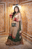 Elegant Gold & Green Bridal Lehenga – Lehenga Designs for Girls