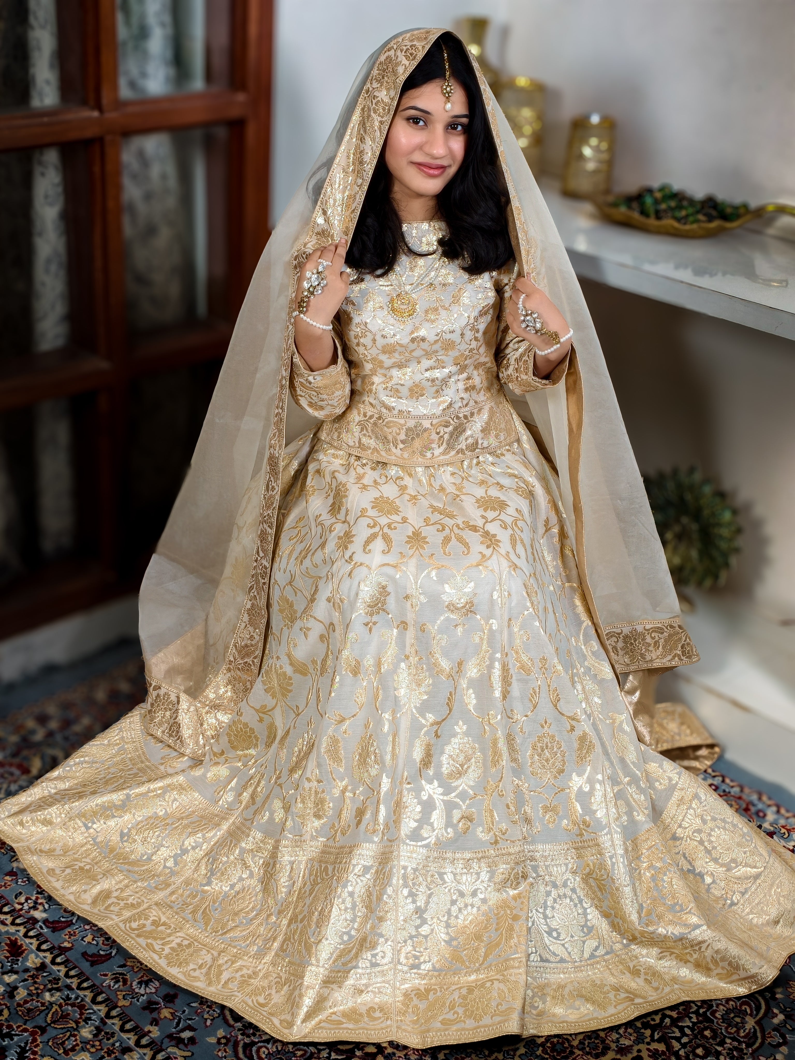Ivory & Gold Handcrafted Lehenga Kurti Set A Timeless Royal Look Zari & Zeb Ivory & Gold Handcrafted Lehenga Kurti Set A Timeless Royal Look Zari & Zeb