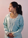 Powder Blue Gharara Dress – A Blend of Heritage & Grace