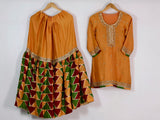Chatapati Tukdi Gharara Upada Silk Designer Wear Set