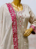 Lakhnavi Gharara – Golden Tissue & Banarasi Brocade Set