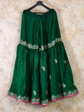 Lakhnavi Gharara – Crap Silk with Zari Pitta Work