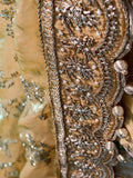 Lakhnavi Farshi Chatapati Gharara with Dabka Zardozi