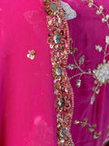 Lakhnavi Chatapati Gharara with Dabka Zardozi & Pearls