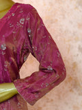 Designer Sharara Set – Tissue Silk with Pearl & Sequin Work