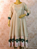 Anarkali Chatapati Gown in Tissue & Banarasi with Zardozi