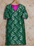 Uraib Sharara Set in Pure Banarasi Brocade with Zardozi
