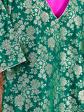 Uraib Sharara Set in Pure Banarasi Brocade with Zardozi