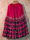 Lakhnavi Chatapati Gharara in Pure Silk with Zardozi