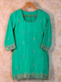 Chatapati Gharara in Pure Silk with Zardozi