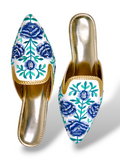 Buy Jutti – Handcrafted Floral Embroidered Jutti for Women | Elegant Ethnic Footwear