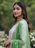 Green Banarasi Gharara Set – A Blend of Royalty and Elegance