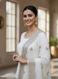 Chatapati Handcrafted Gharara Set in Pure Silk