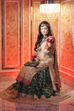 Elegant Gold & Green Bridal Lehenga – Lehenga Designs for Girls