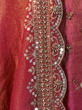 Designer Sharara Set – Tissue Silk with Pearl & Sequin Work
